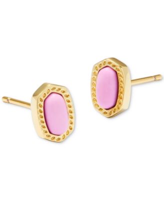 Kendra Scott - 14k Gold-Plated Oval Stone Stud Earrings