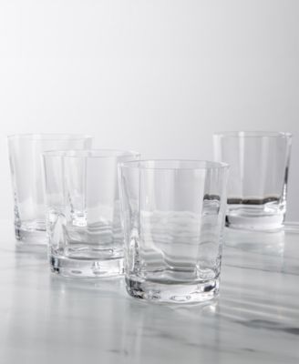 Cambron Optic Double Old-Fashioned Glasses, Set of 4