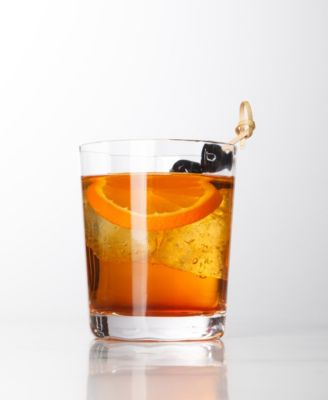 Cambron Optic Double Old-Fashioned Glasses, Set of 4