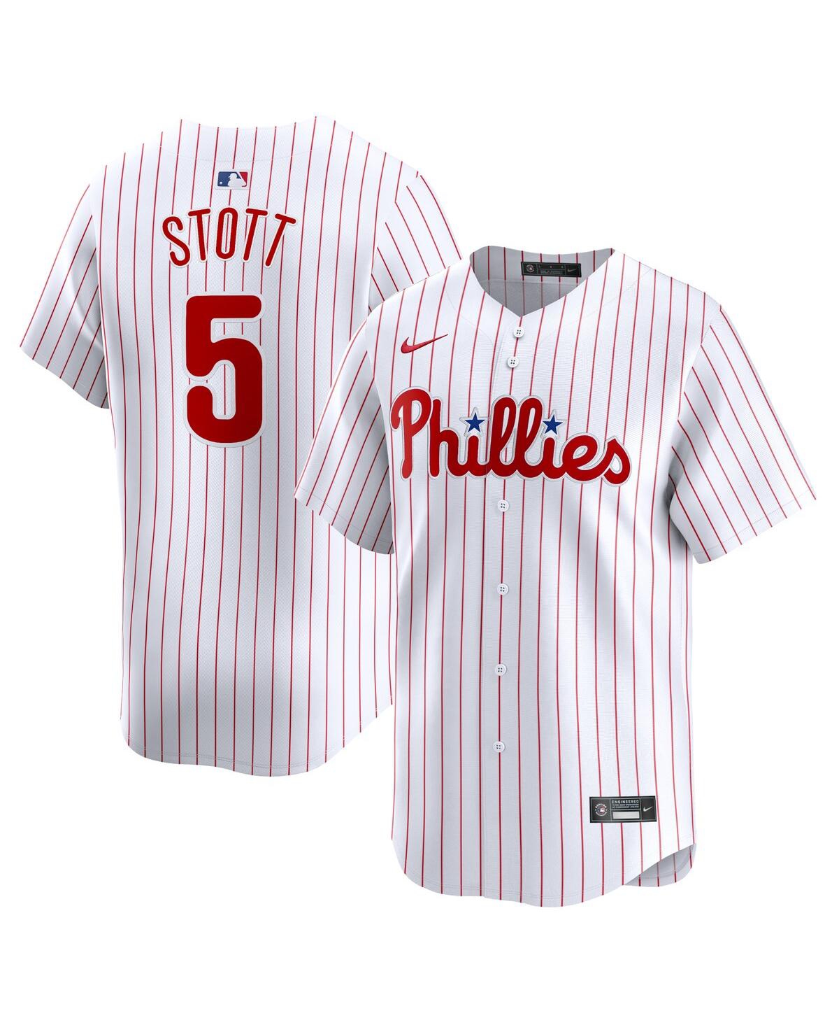 Men's Nike Bryson StottPhiladelphia Phillies Home Limited Player Jersey - White