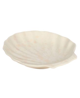 Seacoast Melamine Scallop Shell Candy Plates, Set of 6