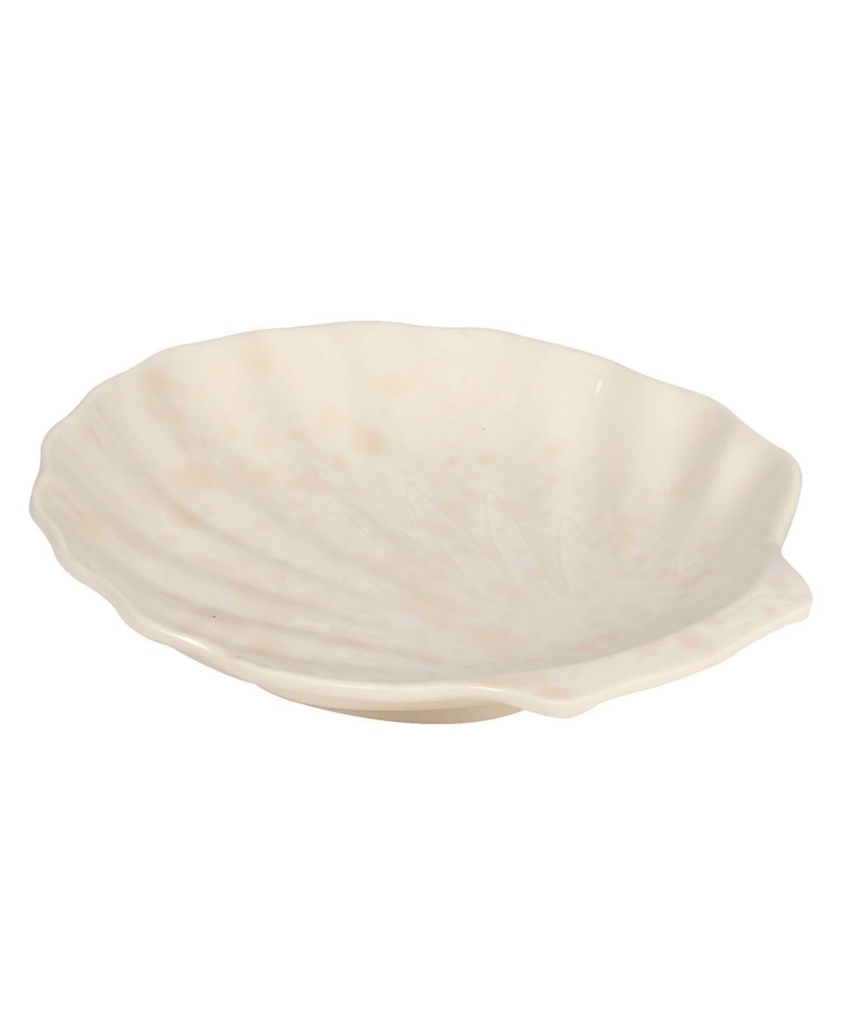 Shop Certified International 3-d Scallop Set Of 6 Shell Candy Plate, Service For 6 In Miscellaneous