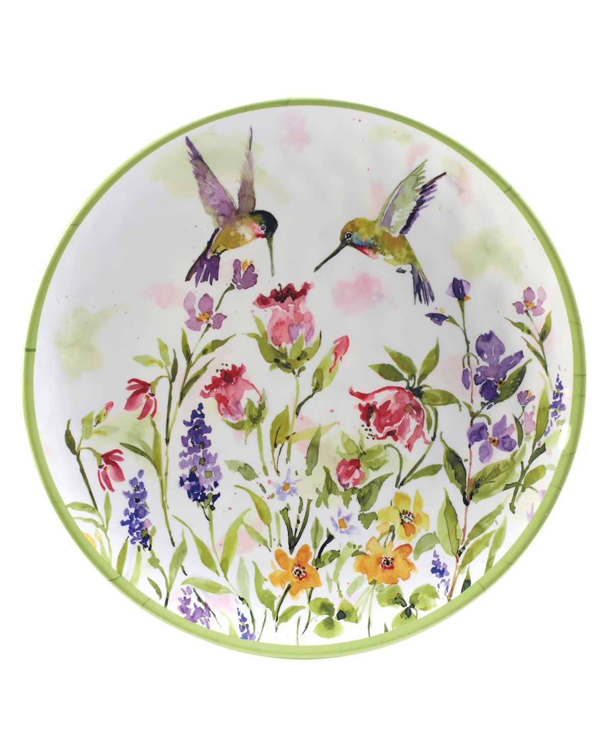 Certified International Hummingbirds 2 Pc Platter Set, Service For 2 In Miscellaneous