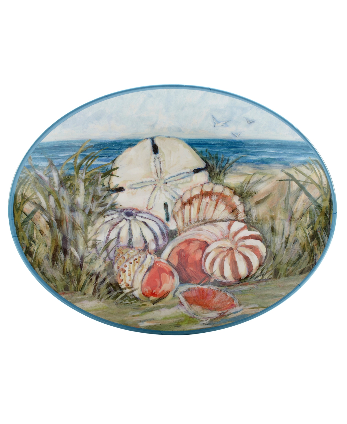 Certified International Seacoast 2 Pc Platter Set, Service For 2