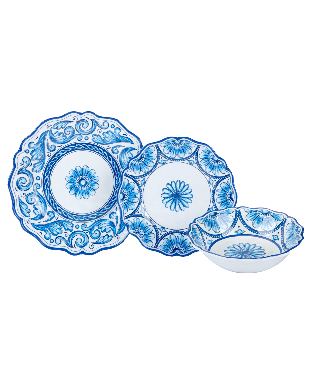 Certified International Veranda 12 Pc Dinnerware Set, Service For 4 In Miscellaneous