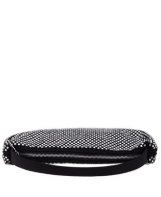 Half Moon Crystal Netting Bag