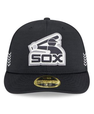 Men's Black Chicago White Sox 2024 Clubhouse Low Profile 59FIFTY Fitted Hat