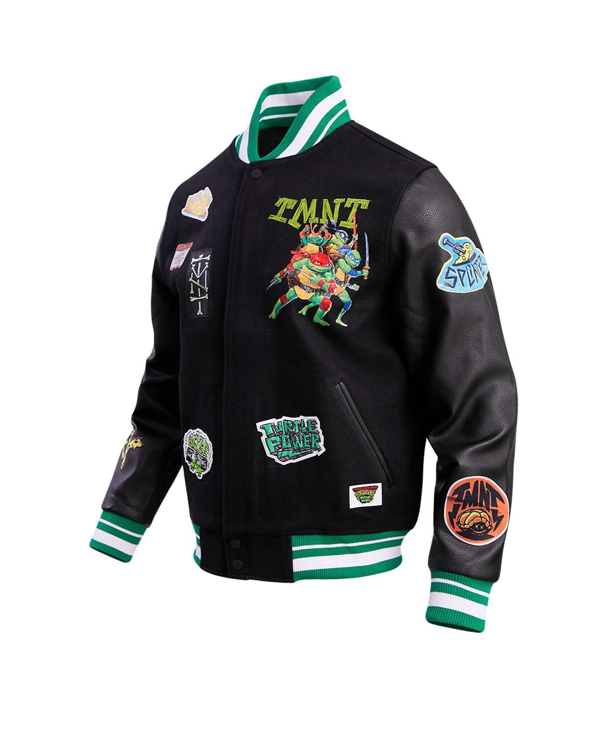 Men's Freeze MaxTeenage Mutant Ninja Turtles Team Turtles Varsity Full-Zip Jacket - Black