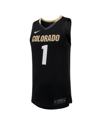 Men's #1Colorado Buffaloes Replica Basketball Jersey