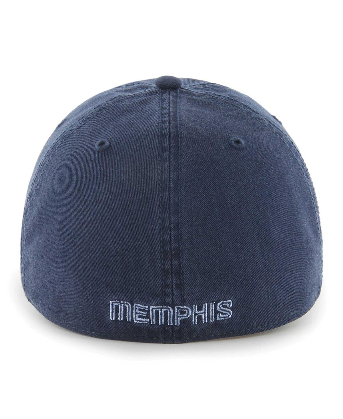 Shop 47 Brand Men's ' Navy Memphis Grizzlies Classic Franchise Fitted Hat