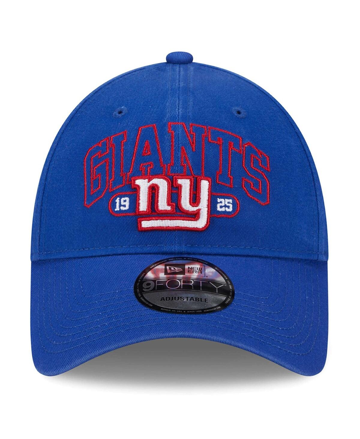 Shop New Era Youth Boys And Girls  Royal New York Giants Outline 9forty Adjustable Hat