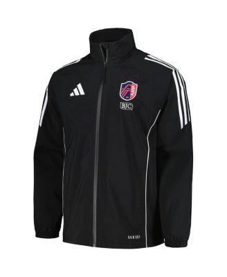 Men's Black St. Louis City SC Tiro 24 Full-Zip Hoodie Rain Jacket