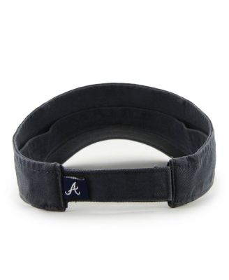Men's Navy Atlanta Braves Clean Up Adjustable Visor