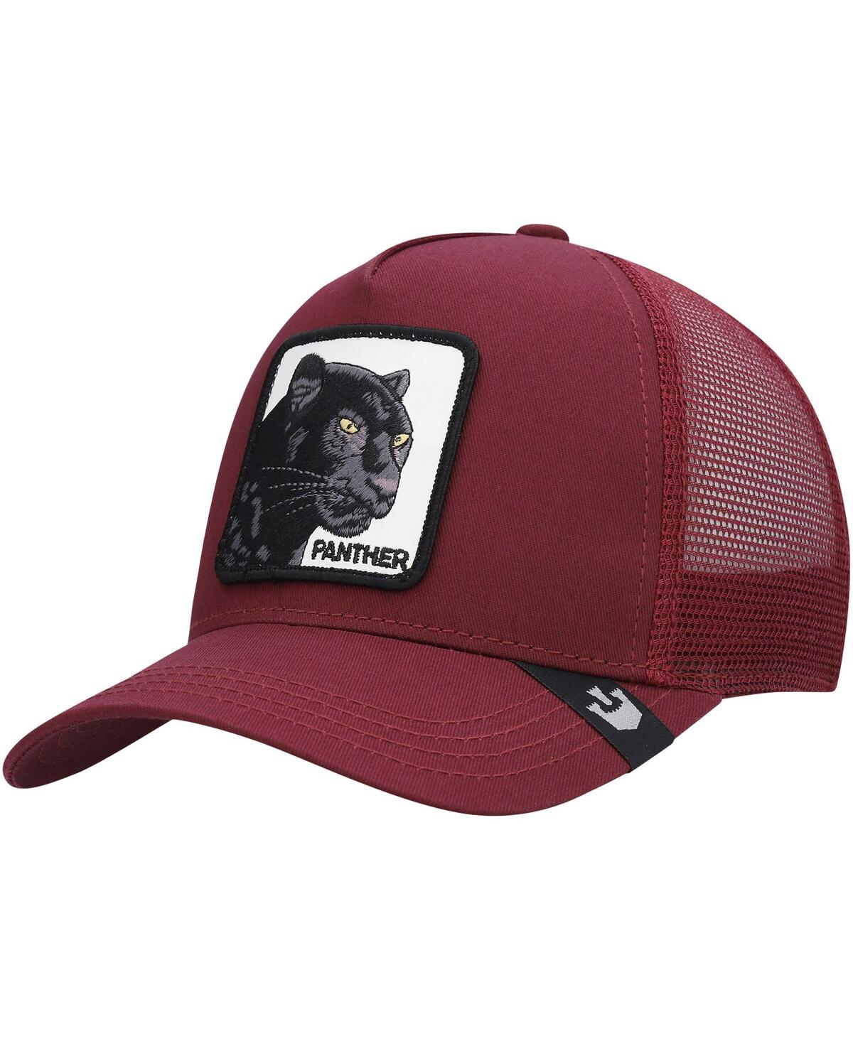 Shop Goorin Bros Men's . Maroon The Panther Trucker Adjustable Hat