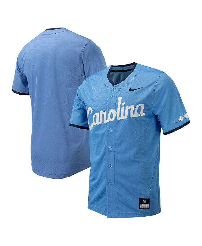 Nike Men's Carolina Blue North Carolina Tar Heels Replica FullButton