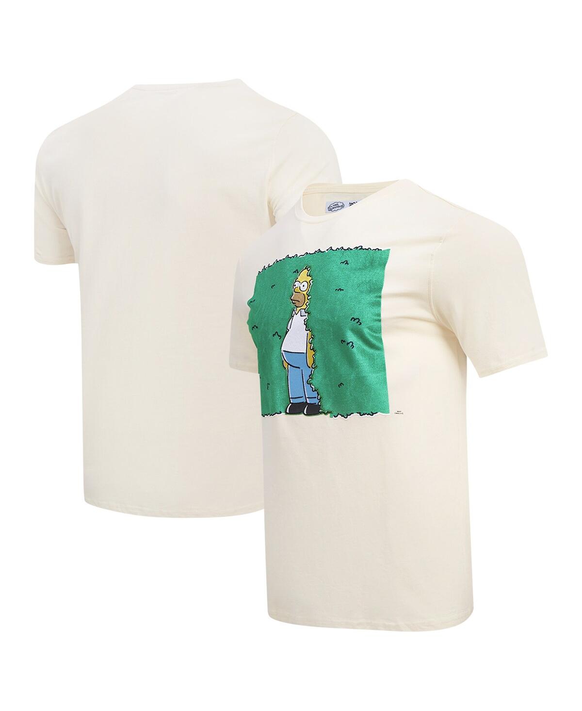 Shop Freeze Max Men's  Homer Simpson Natural The Simpsons Hiding In The Bushes T-shirt