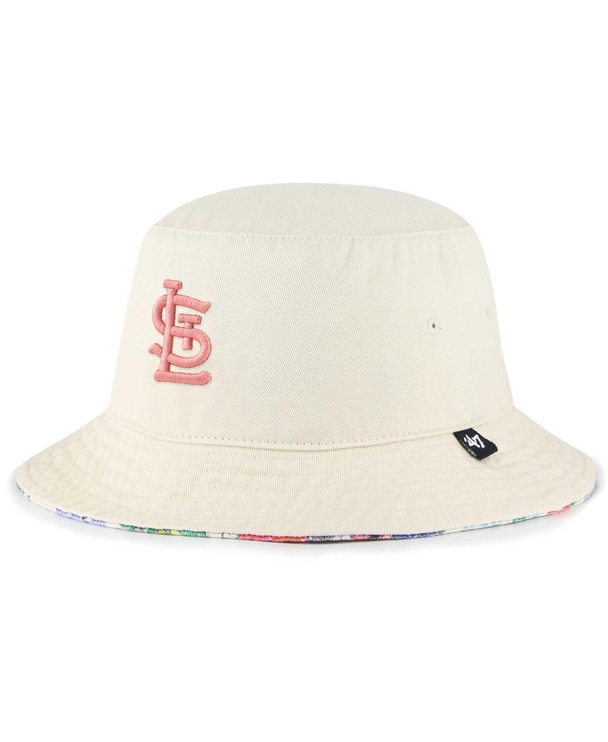 Shop 47 Brand Women's ' Natural St. Louis Cardinals Pollinator Bucket Hat