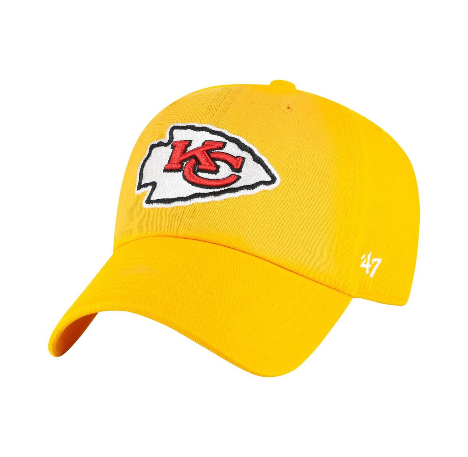 Men's Gold Kansas City Chiefs Secondary Clean Up Adjustable Hat