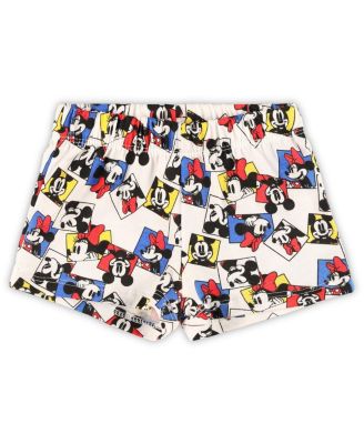 Baby Boys and Girls Minnie Mouse Red, White T-Shirt and Shorts Set