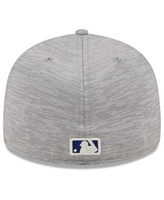 Men's Gray Los Angeles Dodgers 2024 Clubhouse Low Profile 59FIFTY Fitted Hat