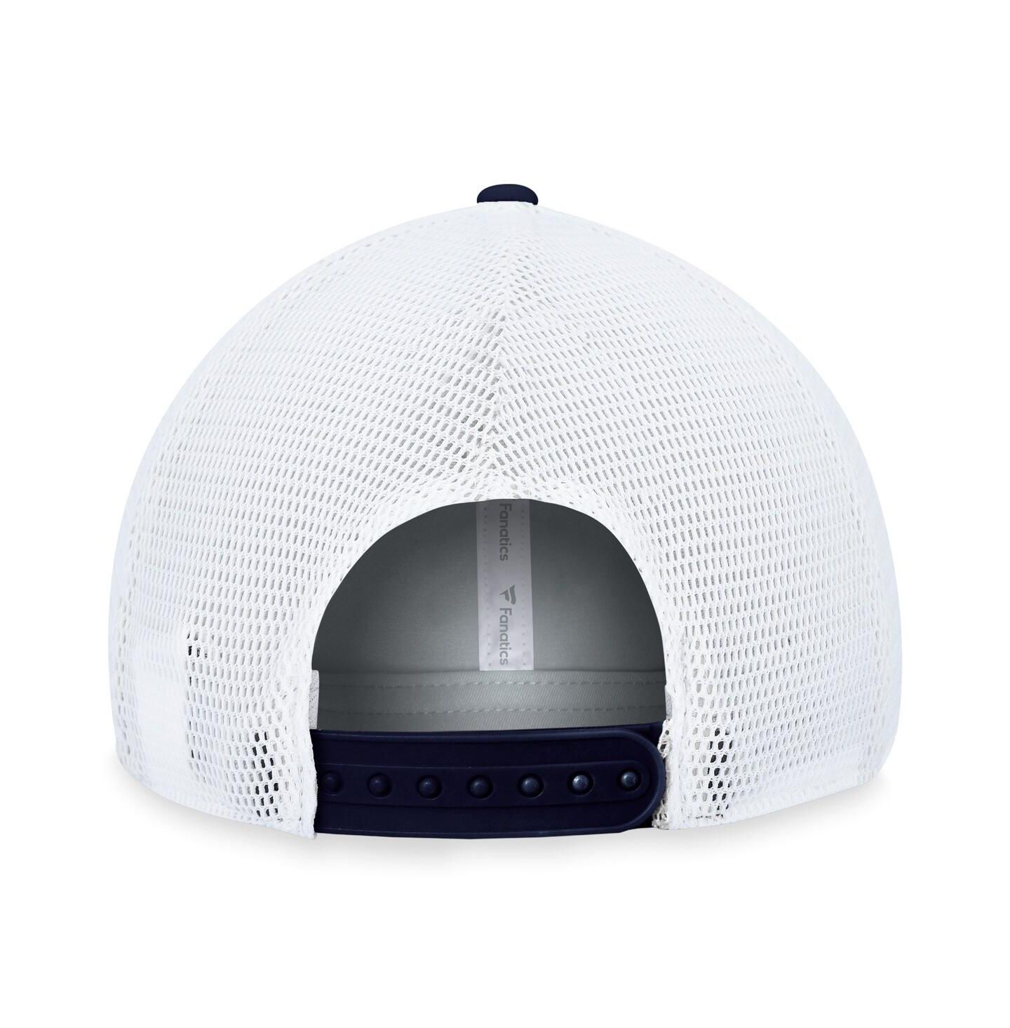 Мужская кепка Fanatics Gold, White Nashville Predators Fundamental Adjustable Hat — фото 3