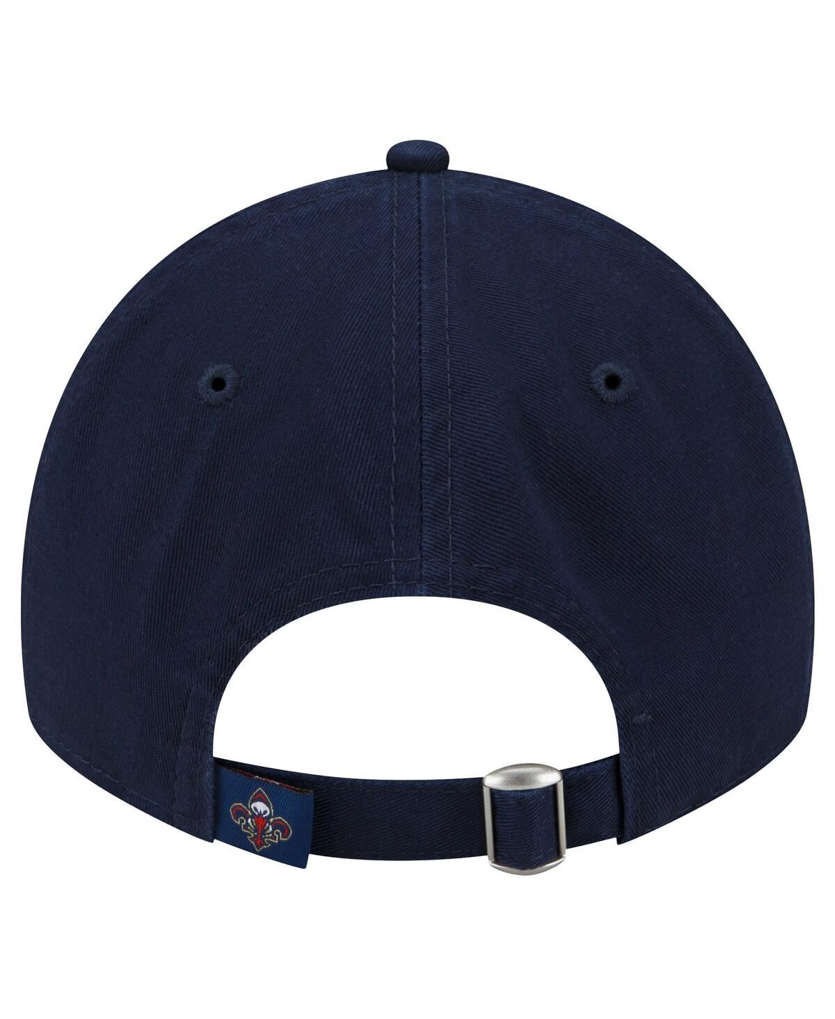 New Era Navy New Orleans Pelicans Team 2.0 9twenty Adjustable Hat In Navy