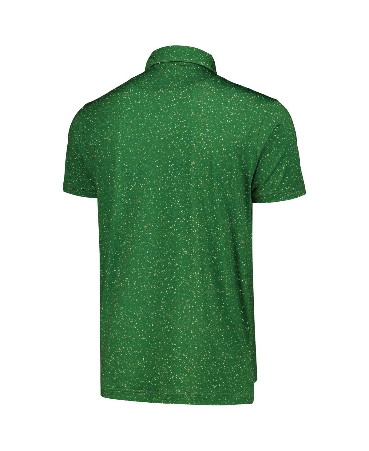 Shop Breezy Golf Men's  Green Wm Phoenix Open Splatter Polo