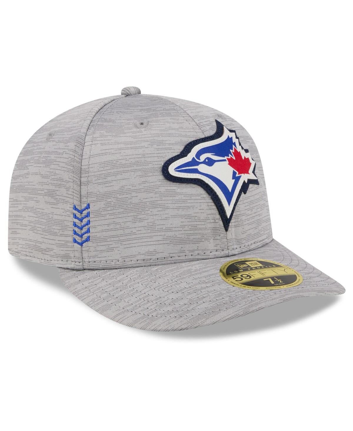 Men's New EraToronto Blue Jays 2024 Clubhouse Low Profile 59FIFTY Fitted Hat - Gray