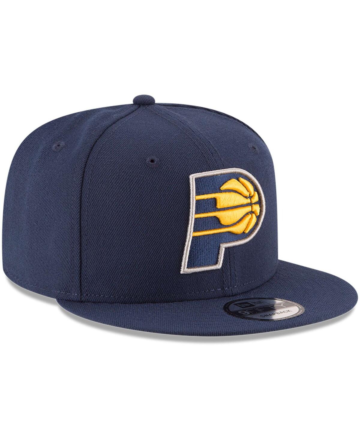 Shop New Era Men's  Navy Indiana Pacers Official Team Color 9fifty Snapback Hat