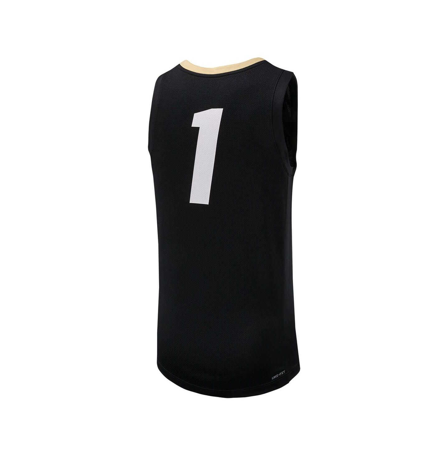 Мужской топ Nike #1Colorado Buffaloes Replica Basketball Jersey, цвет: Чёрный — фото 3