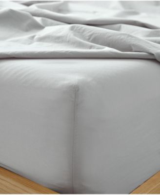 Organic Cotton Cool-Air Percale Fitted Sheet - Queen