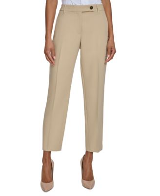 KARL LAGERFELD PARIS - Women's Straight-Leg Ankle Pants