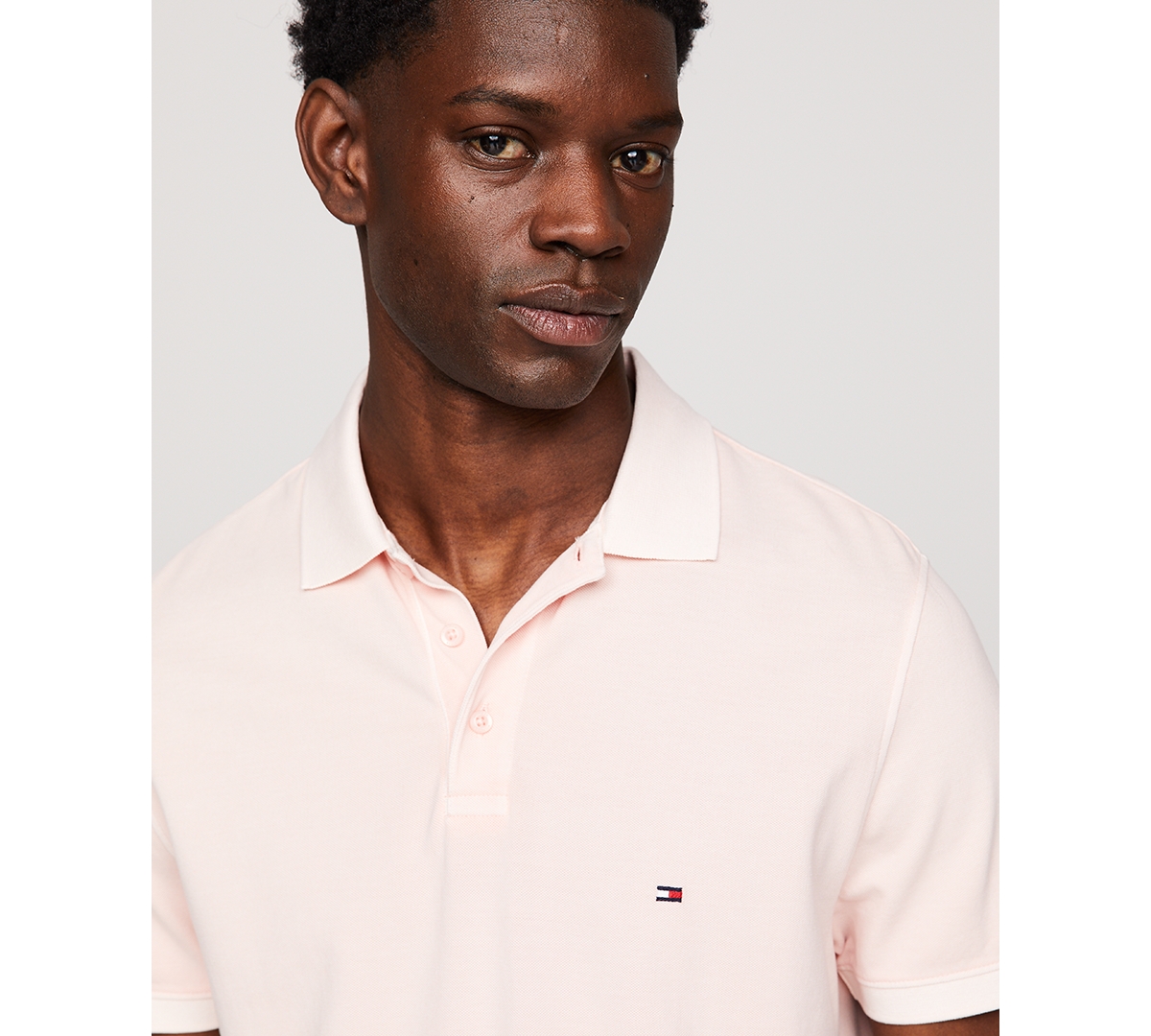 Tommy Hilfiger Men's Short Sleeve Garment-Dyed Polo Shirt