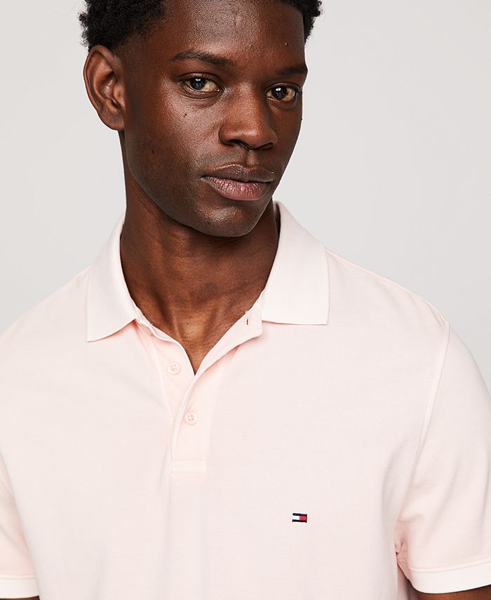 Tommy Hilfiger Men's Short Sleeve Garment-Dyed Polo Shirt - Macy's