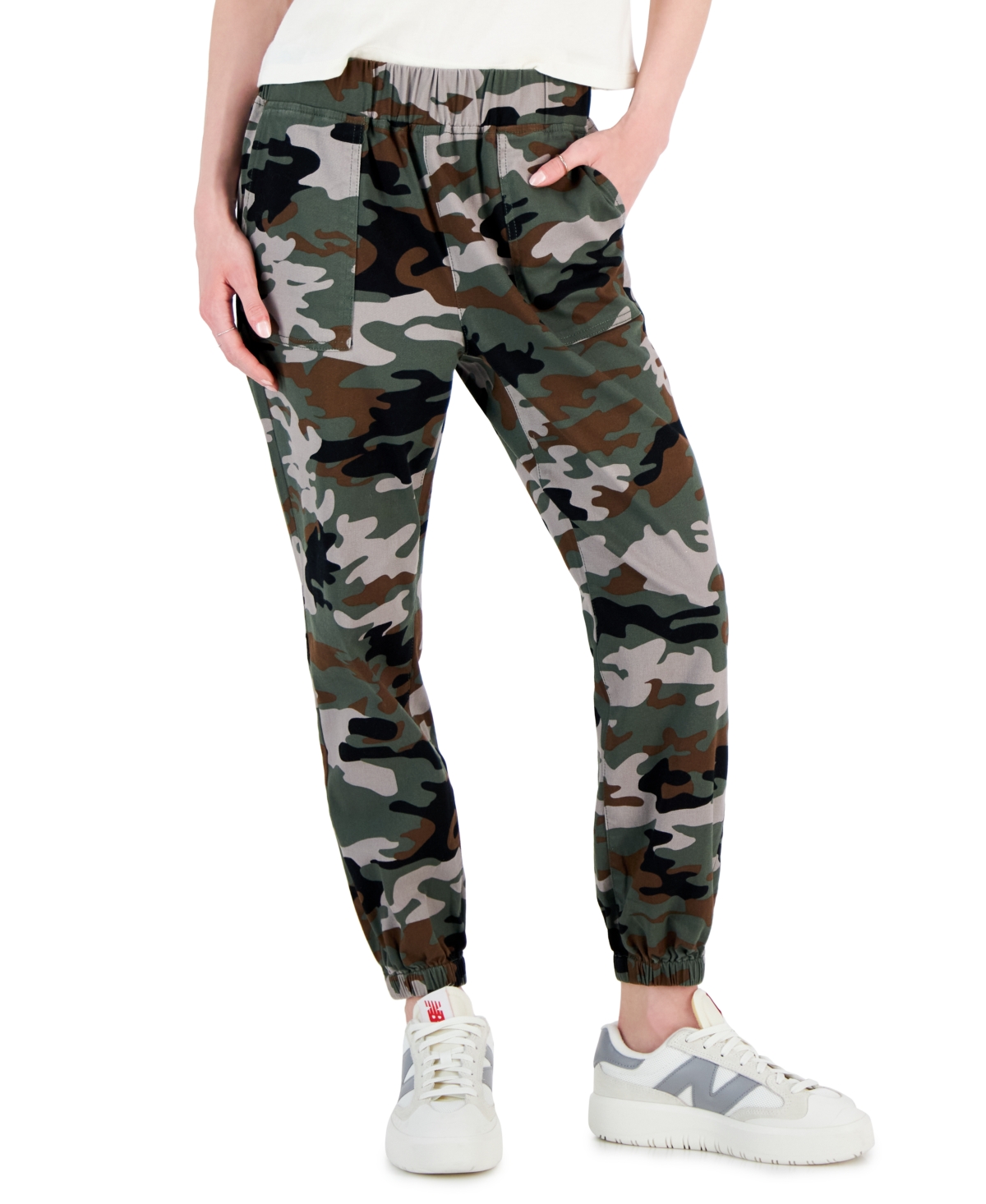 Camo utility joggers online