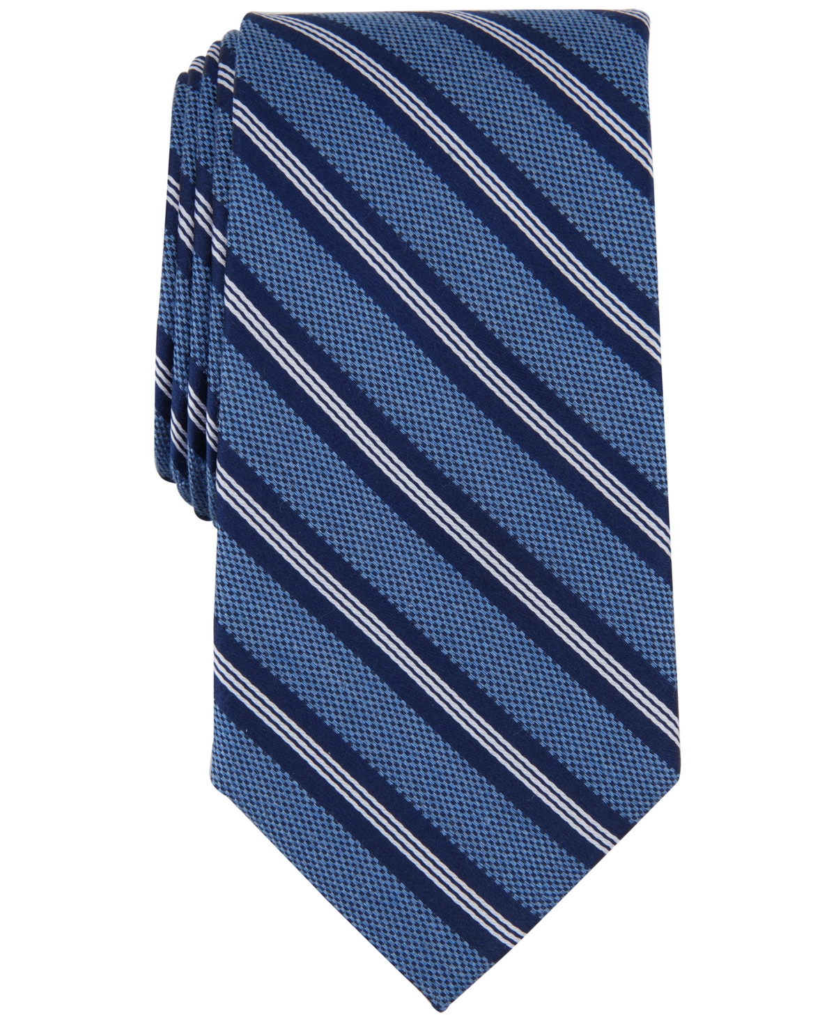 Men's Dewton Stripe Tie - Navy
