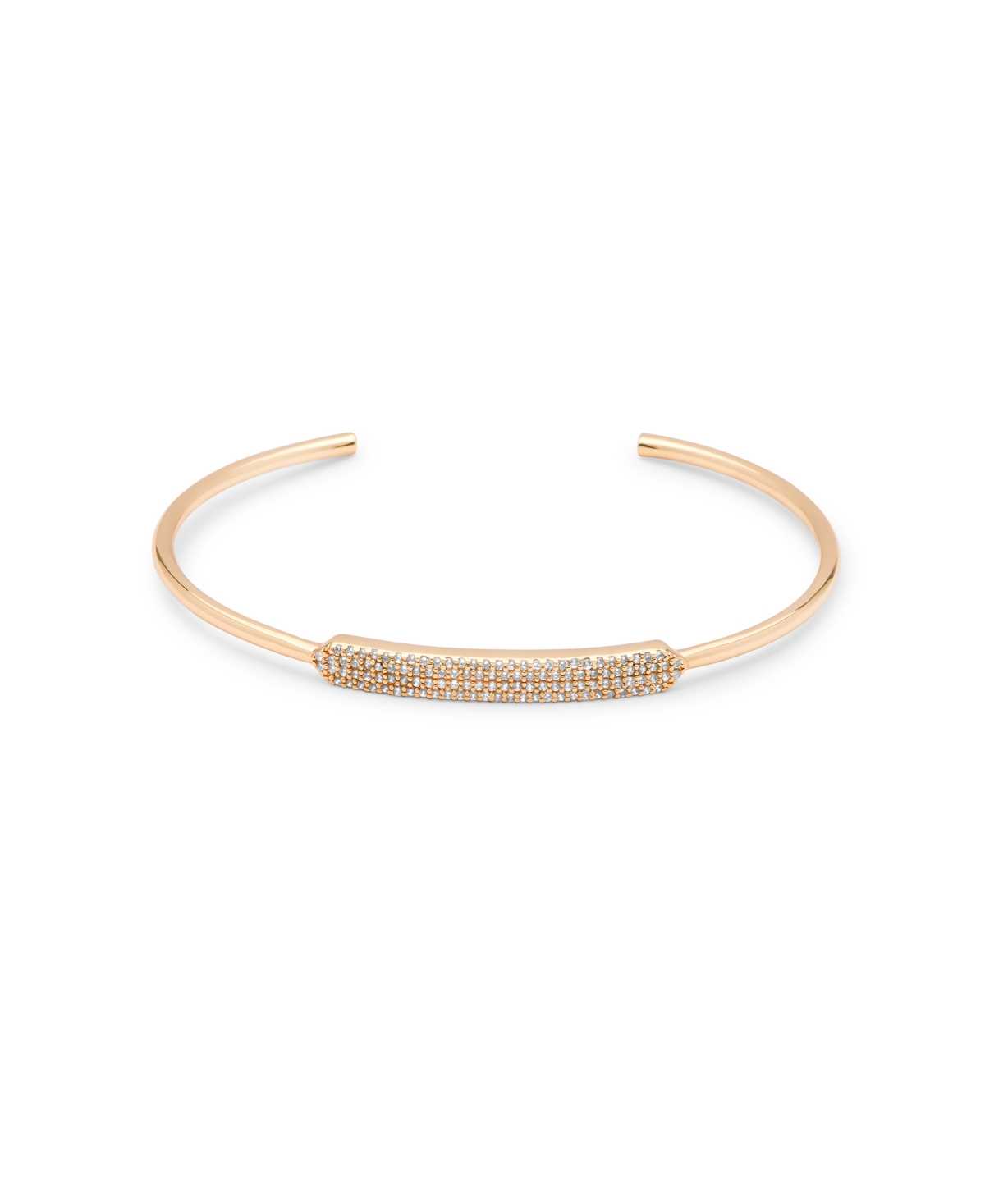 Ettika Crystal Pop 18k Gold Plated Cuff Bracelet