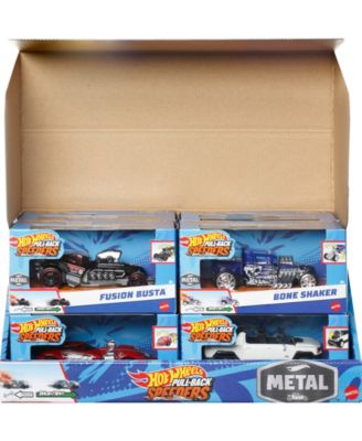 Pull-Back Speeders Toy Car in 1:43 Scale, Pull Car Backward and Release to Race