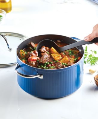 Style Aluminum 6 Quart Nonstick Stock Pot with Lid