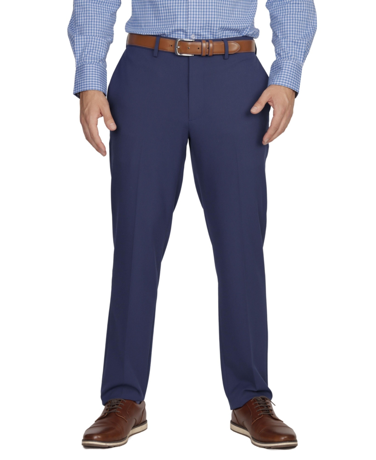 TAILORBYRD MEN'S FLAT FRONT DRESS PANT