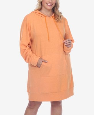 Plus Size Hoodie Sweatshirt Dress