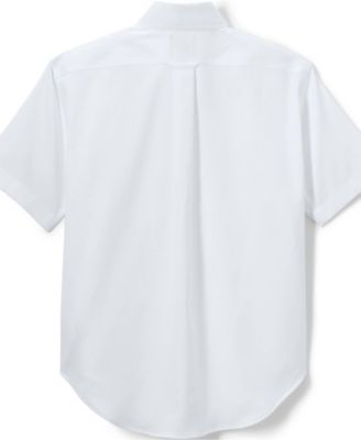 Men's Short Sleeve No Iron Pinpoint Dress Shirt