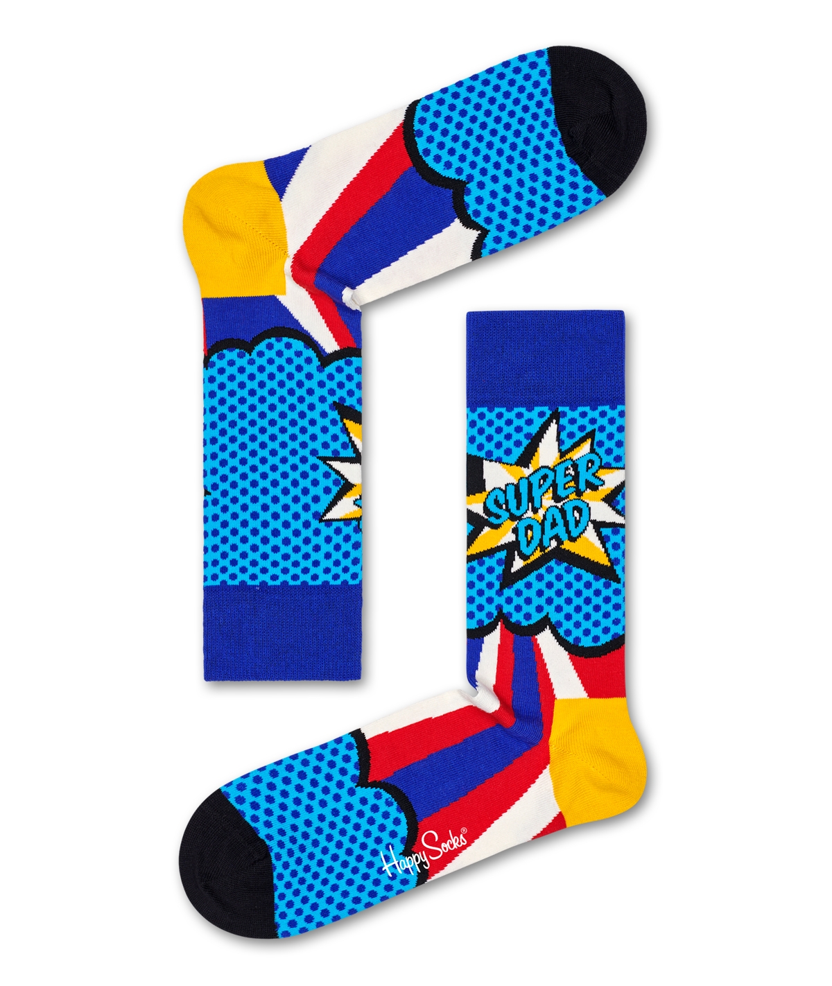 Shop Happy Socks 3-pack Father's Day Gift Set In Red