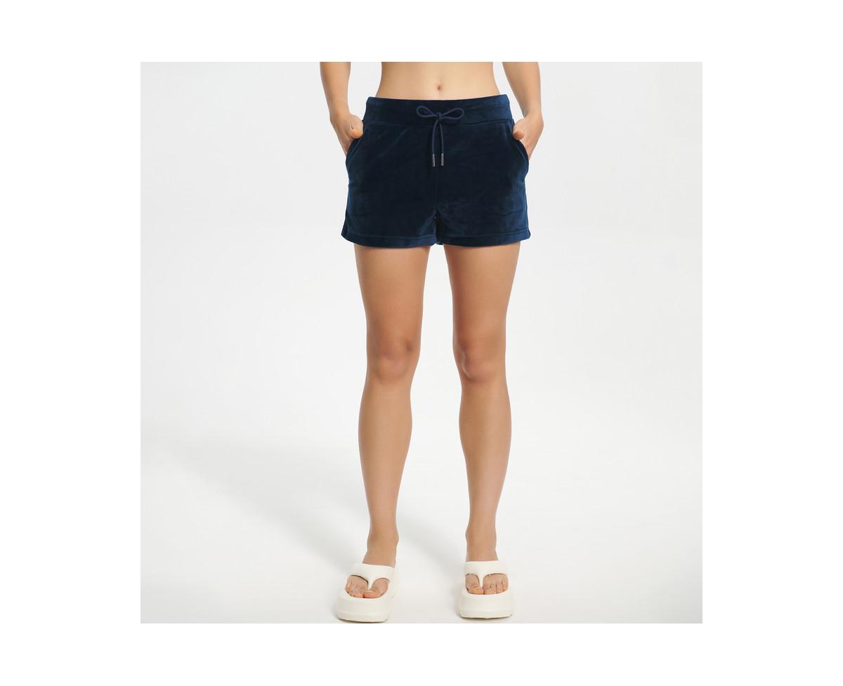 Juicy Couture Women's Classic Velour Juicy Short With Back Bling