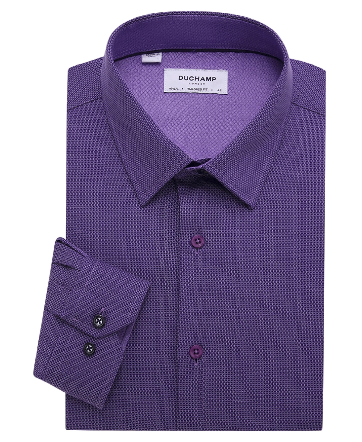 Pin Dot Dress Shirt - Purple
