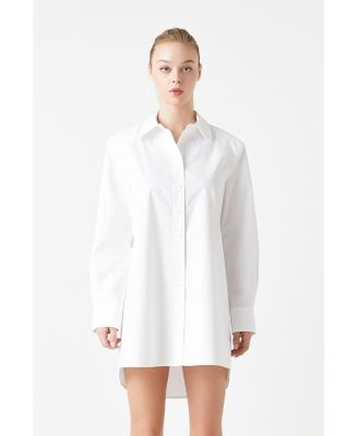 Women's Shirt Mini Dress