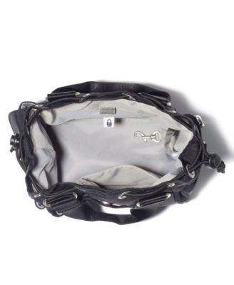 Baggallini Women's Modern Everywhere Drawstring Mini Bag - Woodrose, Crossbody, RFID Pockets, Water-Resistant