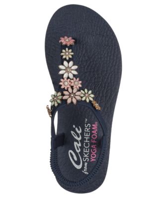 Women's Cali Meditation - Happy Daisies Thong Sandals from Finish Line