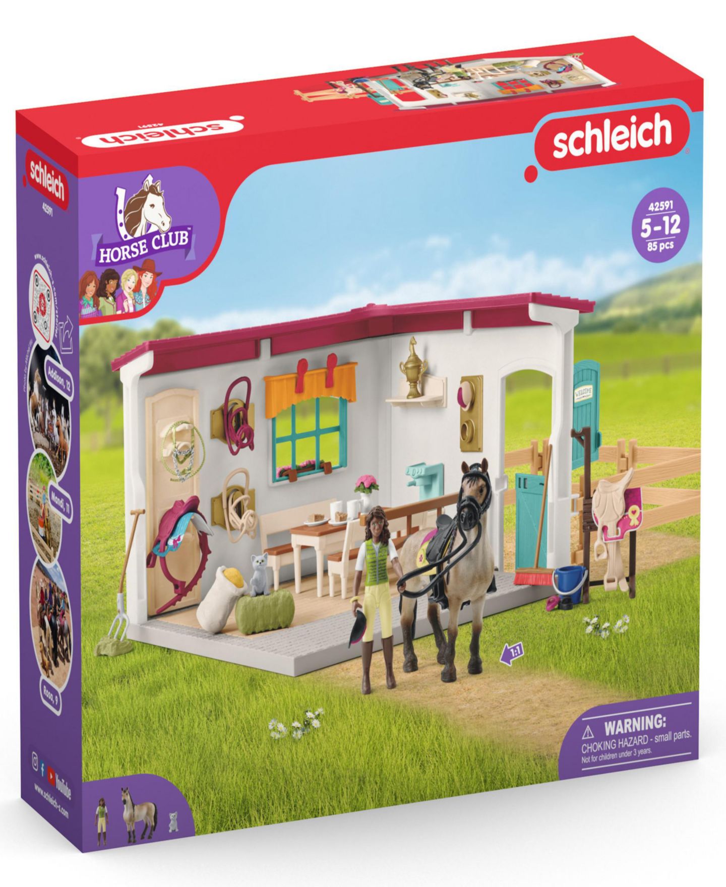 Детский игровой набор Schleich Horse Club Tack Room Expandable Playset, от 5 лет — фото 2