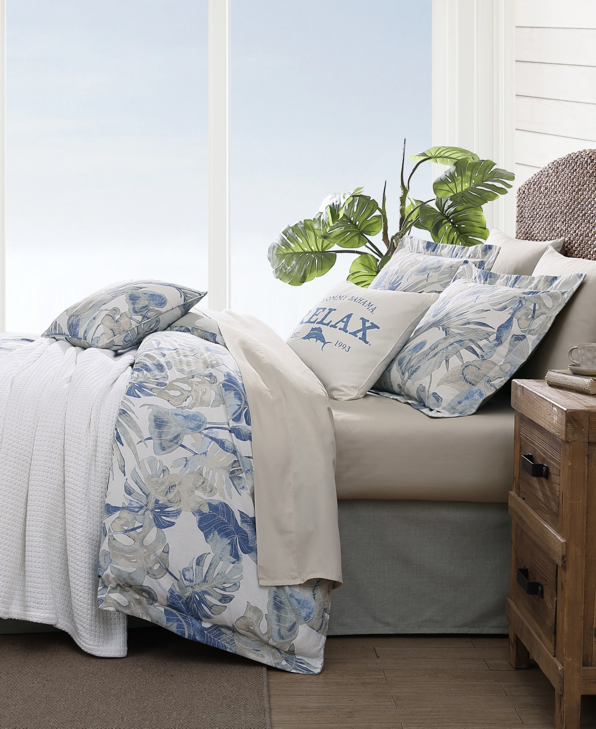 Tommy Bahama Home Raw Coast Cotton 3-Pc. Duvet Cover Set